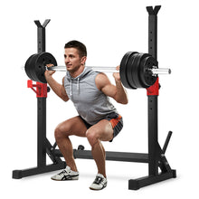 Load image into Gallery viewer, Squat Rack Multi-Function Barbell Rack Height-Adjustable Dumbbell Stand for Sports Studio Home Weight Lifting Bench Press Dip Station Portable Strength Training Dumbbell Rack
