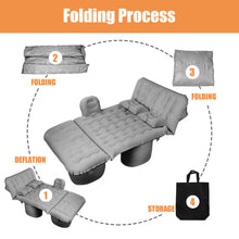 Load image into Gallery viewer, Inflatable Car Mattress, Rear Seat Car with Electric Pump, Multifunctional Camping Inflatable Bed, with Cushion and Backrest, for Camping Beach Travel
