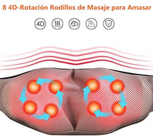 Load image into Gallery viewer, Masajeador de Cuello y Hombros Básico Shiatsu Masajeador Cervical con 4D Rotación y Función de Calor para Relajación de Fatiga en Casa, Oficina o Coche (Gris)
