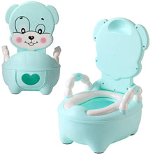 Load image into Gallery viewer, Pot bébé Pot Enfants Trainer Pot WC Siège de Toilettes Pot d’Apprentissage avec Dossier
