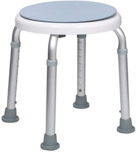 Load image into Gallery viewer, Tabouret de Douche pivotant à 360°Hauteur réglable aide à la douche siège de bain antidérapant en aluminium pour personnes âgées, femmes enceintes
