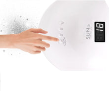 Load image into Gallery viewer, 48W LED Séchoir à Ongles Séchoir de Gel UV Lampe Sèche-ongles à LED pour gel UV, gel LED pour un usage professionnel et domestique (Blanc)
