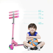 Load image into Gallery viewer, Patinete Infantil Altura Ajustable Patinetes para Niños con Ruedas de Luz LED Scooter Plegable para Niños a Partir de 6 Años
