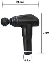 Load image into Gallery viewer, Handheld Muscle Massage Gun, Deep Tissue Massager 32 Gear, Powerful Cordless Percussion Massage Gun, Portable Massage Device with 5 Massage Heads, LCD Display
