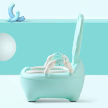 Load image into Gallery viewer, Pot bébé Pot Enfants Trainer Pot WC Siège de Toilettes Pot d’Apprentissage avec Dossier

