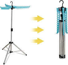 Load image into Gallery viewer, Foldable clothes dryer for shirts, space-saving, foldable clothing shelf, ironing rack
