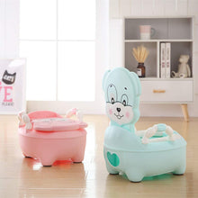 Load image into Gallery viewer, Pot bébé Pot Enfants Trainer Pot WC Siège de Toilettes Pot d’Apprentissage avec Dossier
