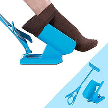 Load image into Gallery viewer, Enfile Bas et chaussettes Aide à mettre Chaussettes on off Sock Slider Kit Chaussette Slider Pas de flexion Stretching Blessures sans se Pencher Sock Helper Slider Enfiler
