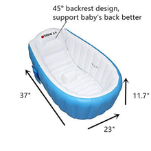Load image into Gallery viewer, Inflatable Baby Bath Kids Swimming Pool Boys Air Baths Summer Swimming Pool Non-slip Pool Foldable for Travel Thick Baby Swimming Pool Bath Seat Chair (for 0-3 Years)
