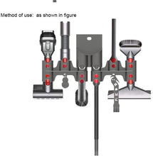 Load image into Gallery viewer, Wireless Accessory Wall Mount for Dyson V15 V11 V10 V8 V7 Vacuum Cleaner Suitable for Different Brush Nozzles or Nozzles, Without Punching/Glue
