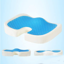 Load image into Gallery viewer, Coussin de Siège Orthopédique Coussin en Mousse à Forme de Mémoire Parfait pour soulage la Douleur de Dos, de sciatique et de Coccyx pour Les Voyages, la Voiture, Le Bureau
