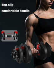 Load image into Gallery viewer, Regolabile 24KG Set di Manubri,Con 10 Slot Per Serrature,Peso Fitness, DE STOCK
