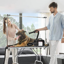 Load image into Gallery viewer, Asciugacapelli per Cane, Temperatura e velocità del vento Regolabili con 3 ugelli e display Digitale, Toilet, Asciugacapelli professionale per animali Domestichi
