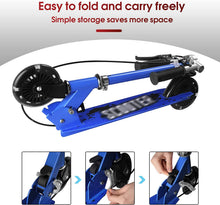 Load image into Gallery viewer, Trottinette pour Enfants, Trottinette pour Enfants Pliante réglable en Hauteur avec Roues LED en PU et Frein à Main, Trottinette pour Enfants pour Filles et garçons de 3 à 9 Ans
