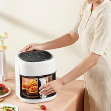Load image into Gallery viewer, Friteuses Friteuse À Air De Visualisation Transparente Friteuse Électrique 4.5L Friteuse en Verre De Grande Capacité Friteuse Électrique De Cuisson À Écran Couleur Intelligent

