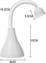 Load image into Gallery viewer, Mini sèche-ongles portable , lampe à ongles à durcissement à la lumière des ongles UV à LED rechargeable sans fil 18W avec câble USB
