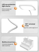 Load image into Gallery viewer, Child Desk Lamp Wireless Dimmable 3 Levels of Brightness Bedside Lamp Table Desk led USB Port Support Flexible 360°
