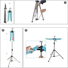 Load image into Gallery viewer, Foldable clothes dryer for shirts, space-saving, foldable clothing shelf, ironing rack

