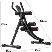 Load image into Gallery viewer, Machine d'entraînement abdominale pliante | Entraîneur abdominal et réglable ABS AB Trainer Home Gym Fitness Workout Fitness pour abdominaux droits, Heavy Duty, Waist Trainer
