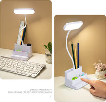 Load image into Gallery viewer, Child Desk Lamp Wireless Dimmable 3 Levels of Brightness Bedside Lamp Table Desk led USB Port Support Flexible 360°
