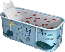 Load image into Gallery viewer, Adult Foldable Bathtub, Large Non-slip Mobile Portable Bathtubs for Shower, Folding SPA Bathtub for Small Bathroom, Freestanding Bathtub Soaking
