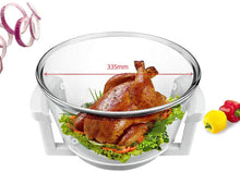 Load image into Gallery viewer, Grill Ofen Tragbarer Konvektionsofen 1300 W 12L Heisluftgrill Halogenofen Heissluftofen Mini Backofen Heißluft Halogen Ofen Miniofen Umluftofen für Kochen Ihrer Lieblingsgerichte ohne Öl|Fett

