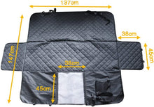 Load image into Gallery viewer, Dog Blanket for Car Rear Seat Car Seat Cover for Dogs Waterproof Back Seat Cover Car Cover for Pets Universal for Any Car - Robust Material - Separable - Also for Car Boot
