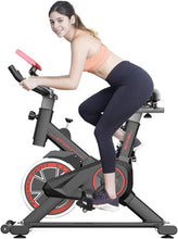 Load image into Gallery viewer, vélo d'appartement pour la maison aux femmes , vélo assis à la maison avec moniteur numérique, entraîneur de jambe multifonctionnel, entraîneur de vélo avec 6 hauteurs de siège réglables, 100 kg
