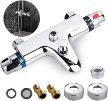 Load image into Gallery viewer, Thermostatic Bath Valve, Thermostatic Shower Faucet 1/2'' + 3/4'' Adapter
