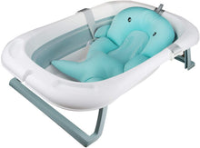Load image into Gallery viewer, Foldable baby bath, foldable newborn bath tub with intelligent real-time temperature sensor, children's bathtub with safety bath seat, baby bathtub with stand, 85 x 53 x 25 cm, made of PP and TPE (thermoplastic elastomer)
