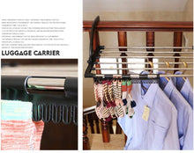 Load image into Gallery viewer, Séchoirs à Linge Pliable étendoir Balcon en Acier Inoxydable accrocher sur radiateur fenêtre Bain pour étendre sécher lessive vêtements mouillées (67 * 32 cm)
