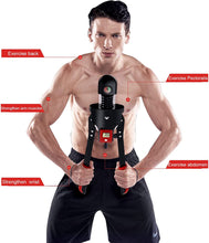 Load image into Gallery viewer, Power Twister with Adjustable Resistance 0-250kg, Power Twister Strength Trainer with LCD Display, Power Twister Exercise Hydraulic Arm Training Chest and Arm Pectoral Muscle
