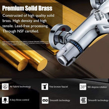 Load image into Gallery viewer, Thermostatic Bath Valve, Thermostatic Shower Faucet 1/2'' + 3/4'' Adapter
