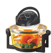 Load image into Gallery viewer, Grill Ofen Tragbarer Konvektionsofen 1300 W 12L Heisluftgrill Halogenofen Heissluftofen Mini Backofen Heißluft Halogen Ofen Miniofen Umluftofen für Kochen Ihrer Lieblingsgerichte ohne Öl|Fett
