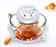 Load image into Gallery viewer, Grill Ofen Tragbarer Konvektionsofen 1300 W 12L Heisluftgrill Halogenofen Heissluftofen Mini Backofen Heißluft Halogen Ofen Miniofen Umluftofen für Kochen Ihrer Lieblingsgerichte ohne Öl|Fett
