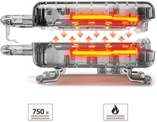 Load image into Gallery viewer, Plasaig Appareil à croque Monsieur, gaufrier 6 en 1, Gaufre, panini, Beignets, Sandwich Grill, Plaque antiadhésive, détachable, 750W, contrôle de température Automatique
