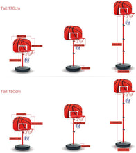 Load image into Gallery viewer, Basketball hoop for children, adjustable height of 150 cm, children's training equipment for indoor and outdoor
