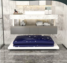 Load image into Gallery viewer, Portable foldable bathtub for adults ，oldable bathtub - Thick plastic - For adults - Sky blue

