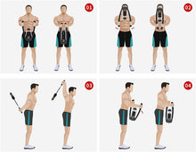 Load image into Gallery viewer, Lightweight Rebound Bending Barbell Adjustable Gymnastics Bar Arm Muscle Training Device for Upper Body Strength Chest Shoulder Trainer Forearm Abdomen Fitness

