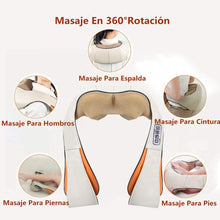 Load image into Gallery viewer, Masajeador de Cuello y Hombros Básico Shiatsu Masajeador Cervical con 4D Rotación y Función de Calor para Relajación de Fatiga en Casa, Oficina o Coche (Gris)
