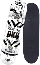 Load image into Gallery viewer, Skateboard 79x20cm Holzboard für Anfänger mit ABEC-7 Kugellager 31 Zoll 7-lagigem Ahornholz und 90A Rollen für Kinder, Jugendliche und Erwachsene Komplettboard mit Tasche + T-Tool
