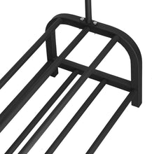 Load image into Gallery viewer, Porta Abiti Free-Standing Stand Appendiabiti con Asta Superiore, Vano Inferiore e 6 Ganci 110 * 150 * 33cm
