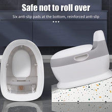 Load image into Gallery viewer, Baby Pot Child Pot Toilet Trainer with Flush Noise Realistic Toilet Baby Toilet Reducer Baby WC for Kids Toilet Potty Training Potty Educational Toilet
