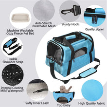 Load image into Gallery viewer, Sac de Transport Chat Chien, Sac à Main Bandoulière Respirant pour Chat Chien Animal de Compagnie
