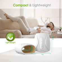 Load image into Gallery viewer, Masseur de main électrique avec chaleur, masseur d'acupression sans fil avec compresse de pression d'air pour le soulagement de la douleur de la fatigue et de l'engourdissement des doigts de la paume
