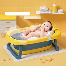 Load image into Gallery viewer, 3 in 1 Vaschetta Bagnetto, Vaschetta per Bagnetto Neonato Temperatura Visualizzabile, Pieghevole Bagnetto Vasca per Bambini 0-3 Anni
