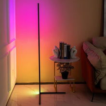 Load image into Gallery viewer, Yinleader Lampadaire d'angle pour créer une atmosphère romantique - 41 x 142 cm + LED RVB
