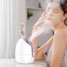 Load image into Gallery viewer, Facial Sauna Facial Steamer Nano Ionic Facial Steamer 20 Minutes Steam Time 145 ml Large Water Tank Face Steamer Humidifier Pore Cleaner Device for Face Skin Care Face Care Face Care Spa
