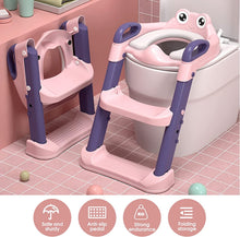 Load image into Gallery viewer, Ladder toilet seat with steps WC seat pot Baby trainer child
