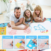 Load image into Gallery viewer, Doodle Mat, 100 x 100 cm.

